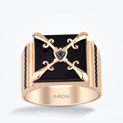 Altın Kılıç Erkek Yüzük - 1