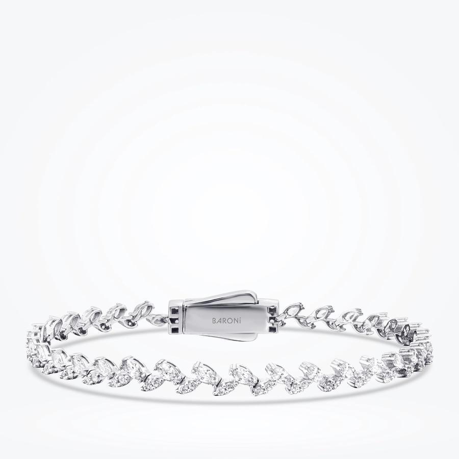 Altın Klipsli Taşlı Bileklik - 2