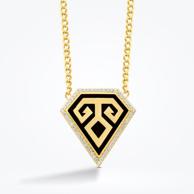 Altın Koçboynuzu Trend Kolye - 2