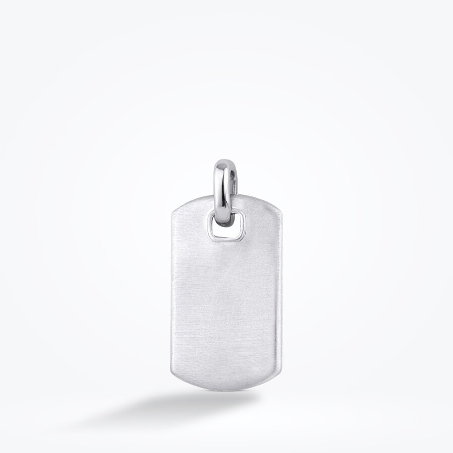 Altın Künye Erkek Kolye Ucu - Baroni Diamond