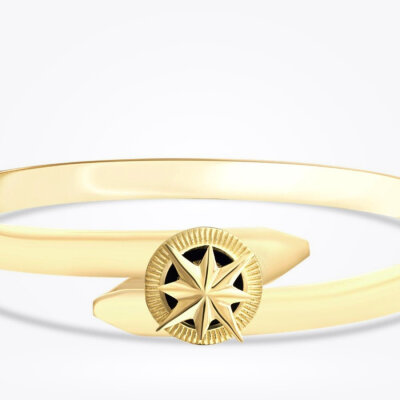 Altın Kuzey Yıldızı Kelepçe - Baroni Diamond (1)