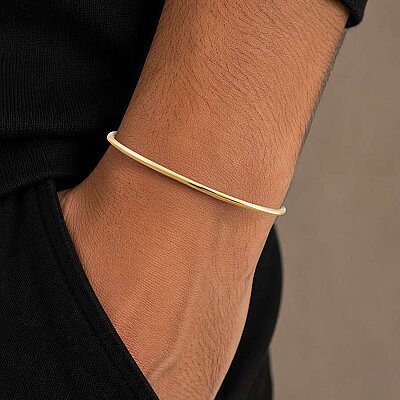 Altın Lades Erkek Bileklik - 2
