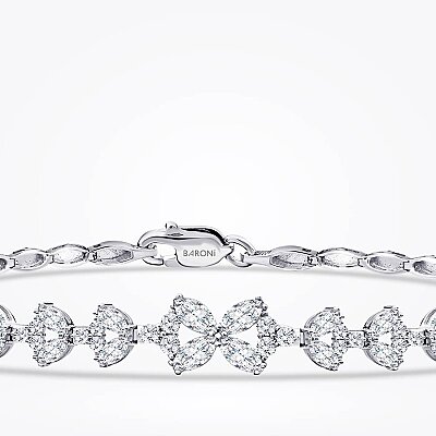 Altın Markiz Taşlı Bileklik - Baroni Diamond (1)