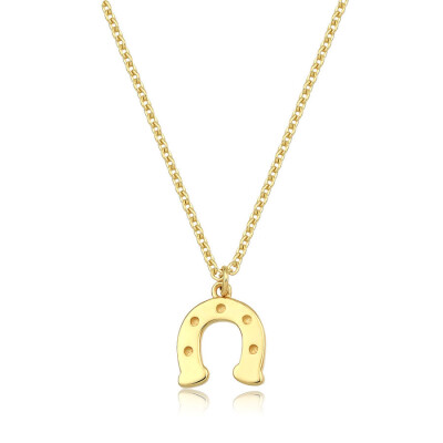 Altın Nal Şans Kolye - 1