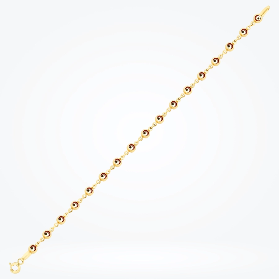 Altın Nazar Boncuklu Bileklik - 1