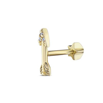 Altın Ok Tragus Küpe - Baroni Diamond (1)