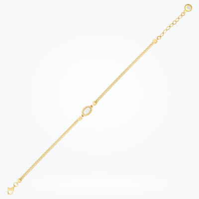 Altın Opal Taşlı Bileklik - 1