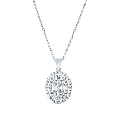 Altın Oval Baget Kolye - 1