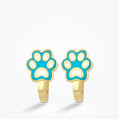 Altın Pati Çocuk Küpe - 2