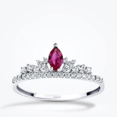 Altın Renkli Markiz Yüzük - 1