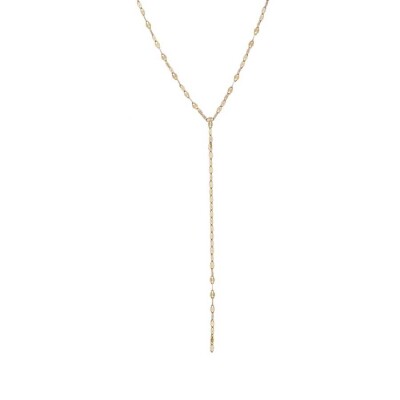 Altın Sarkık Trend Zincir Kolye - Baroni Diamond (1)