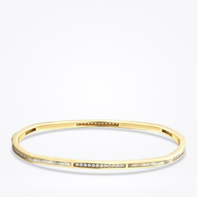 Altın Sedefli Taşlı Bileklik - 1