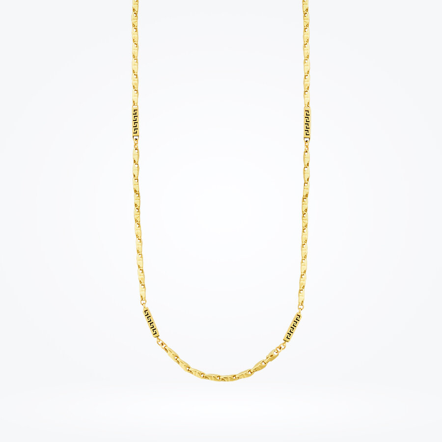 Altın Sembol Twist Zincir - Baroni Diamond