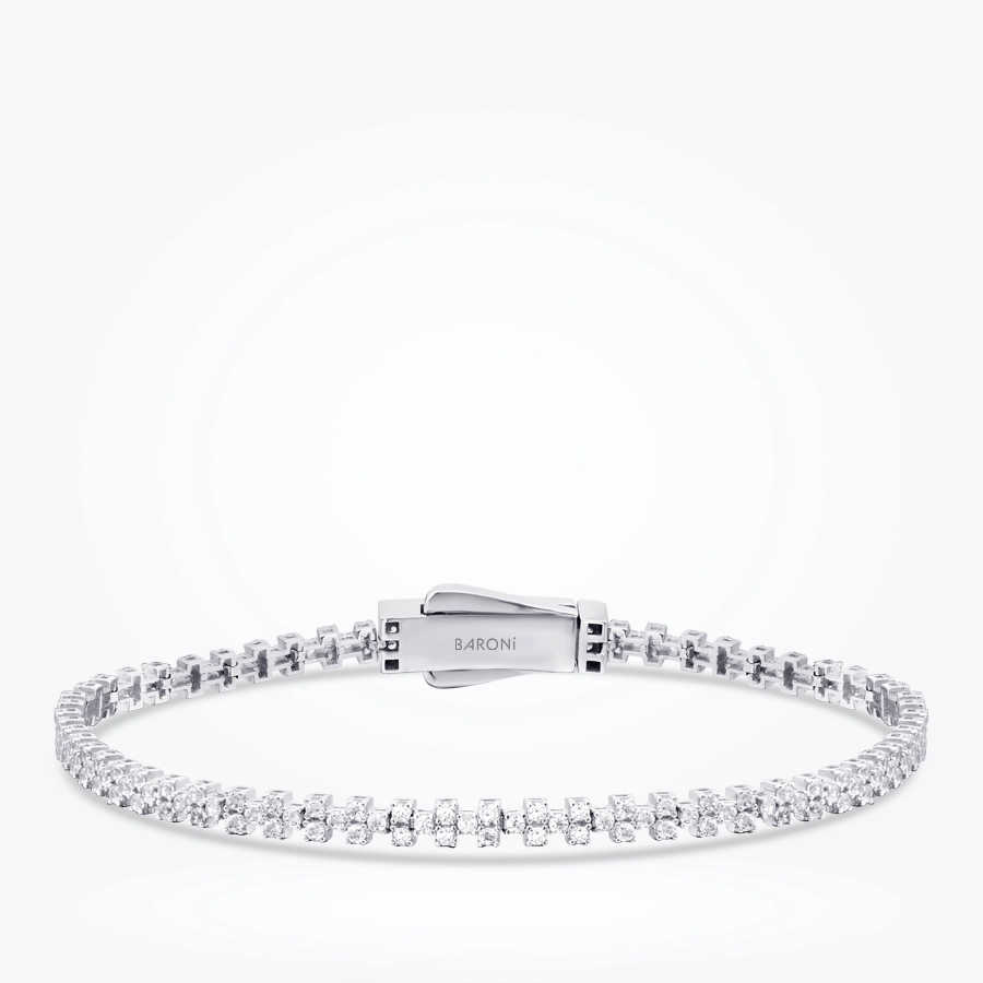 Altın Sıra Taşlı Bileklik - 2