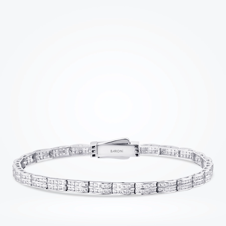 Altın Sıra Taşlı Bileklik - 2