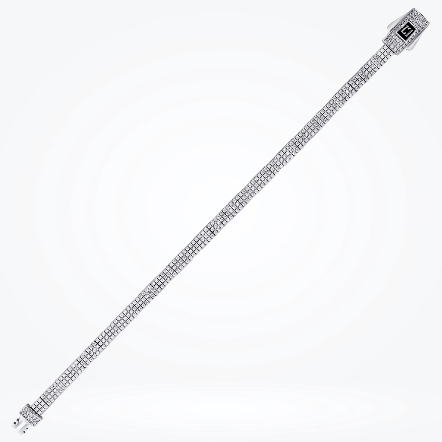 Altın Sıra Taşlı Bileklik - 1