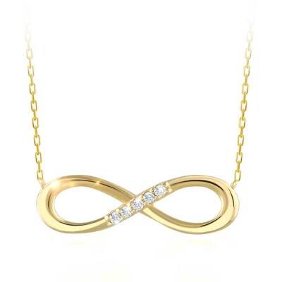 Altın Sonsuzluk Kolye - 1