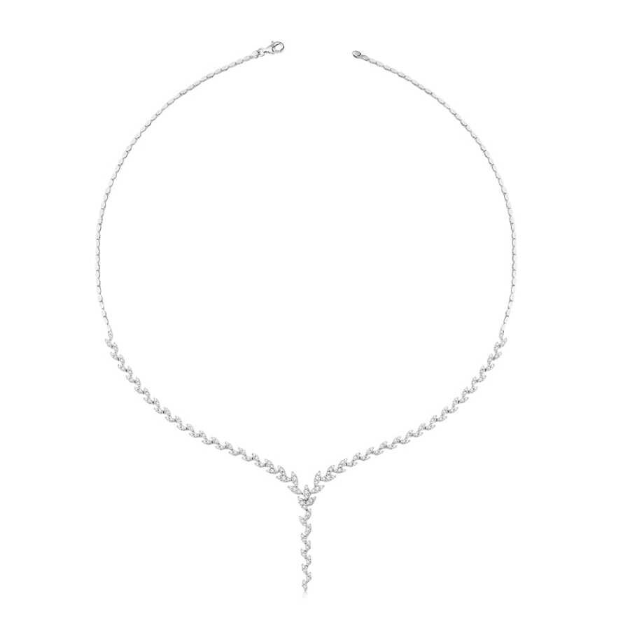 Altın Su Yolu Kolye - Baroni Diamond