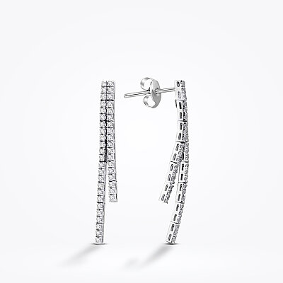 Altın Su Yolu Küpe - Baroni Diamond