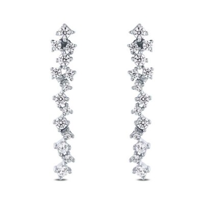 Altın Su Yolu Küpe - Baroni Diamond