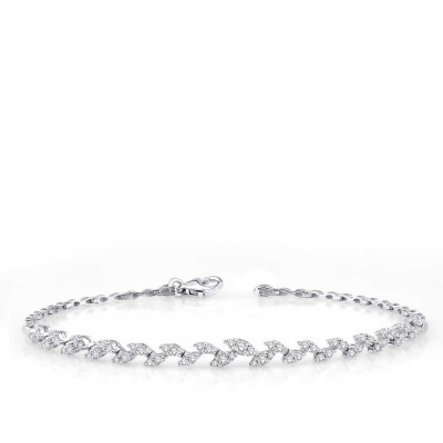 Altın Su Yolu Bileklik - Baroni Diamond