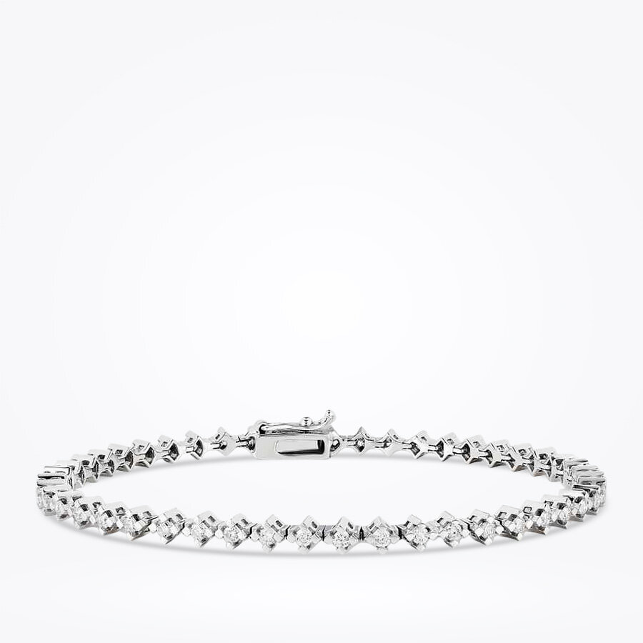 Altın Su Yolu Bileklik - Baroni Diamond