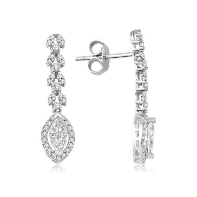 Altın Markiz Trend Küpe - Baroni Diamond