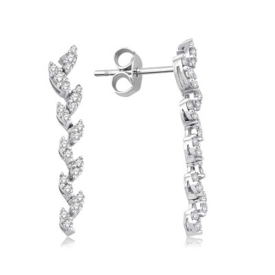 Altın Trend Küpe - Baroni Diamond