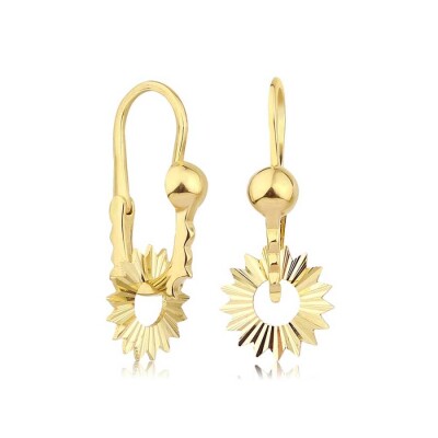 Altın Tasarım Küpe - 1