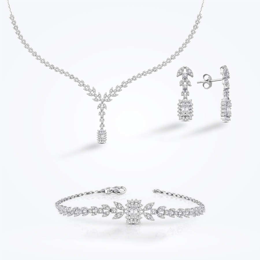 Altın Baget Trend Set - Baroni Diamond