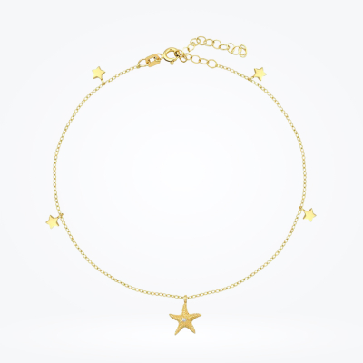 Altın Taşlı Deniz Yıldızı ve Yıldız Halhal - 1