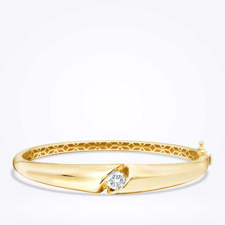 Altın Taşlı Kelepçe - Baroni Diamond