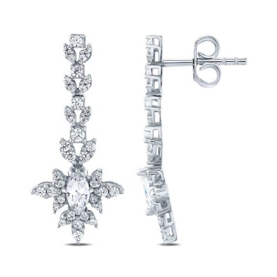 Altın Markiz Taşlı Trend Küpe - Baroni Diamond (1)