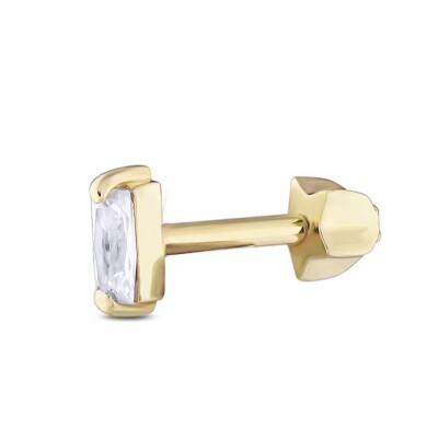 Altın Taşlı Tragus Küpe - Baroni Diamond (1)
