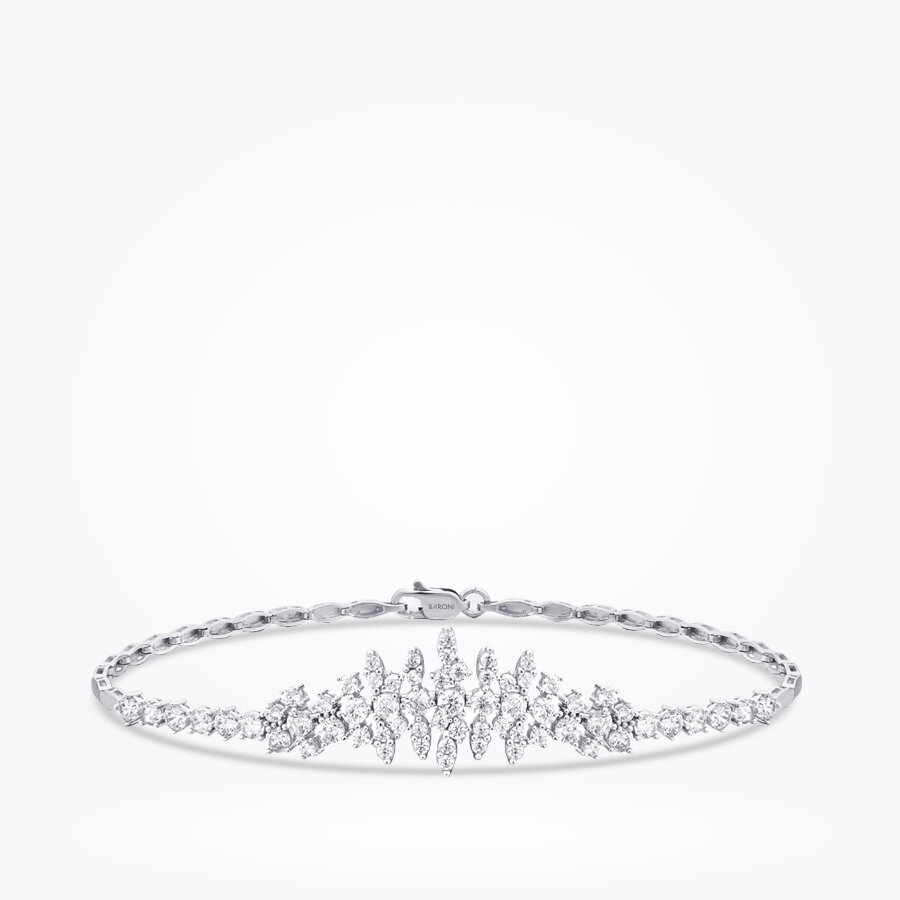 Altın Taşlı Trend Bileklik - Baroni Diamond