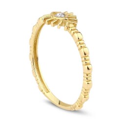 Altın Taşlı Göz Yüzük - Baroni Diamond (1)
