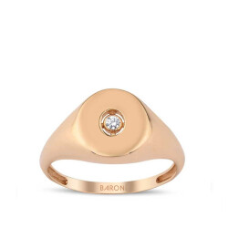 Altın Taşlı Şövalye Yüzük - 1