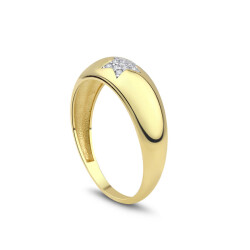Altın Taşlı Yıldız Yüzük - Baroni Diamond (1)