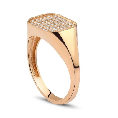 Altın Taşlı Rose Yüzük - Baroni Diamond (1)