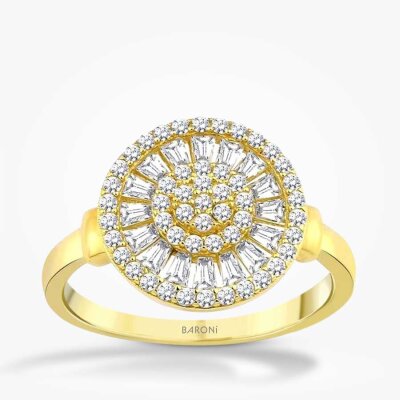 Altın Taşlı Yüzük - 1