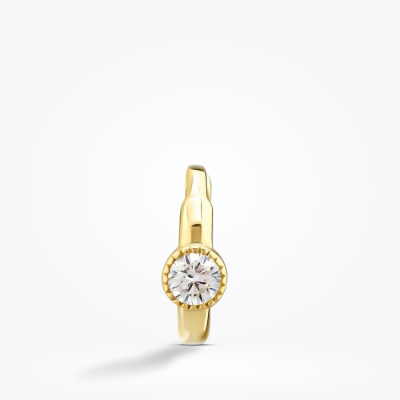 Altın Tektaş Kıkırdak Küpe - Baroni Diamond (1)