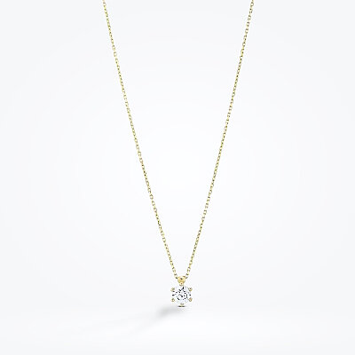 Altın Tektaş Kolye - Baroni Diamond (1)