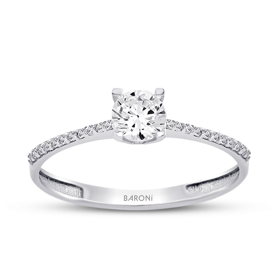 Altın Tektaş Yüzük - Baroni Diamond