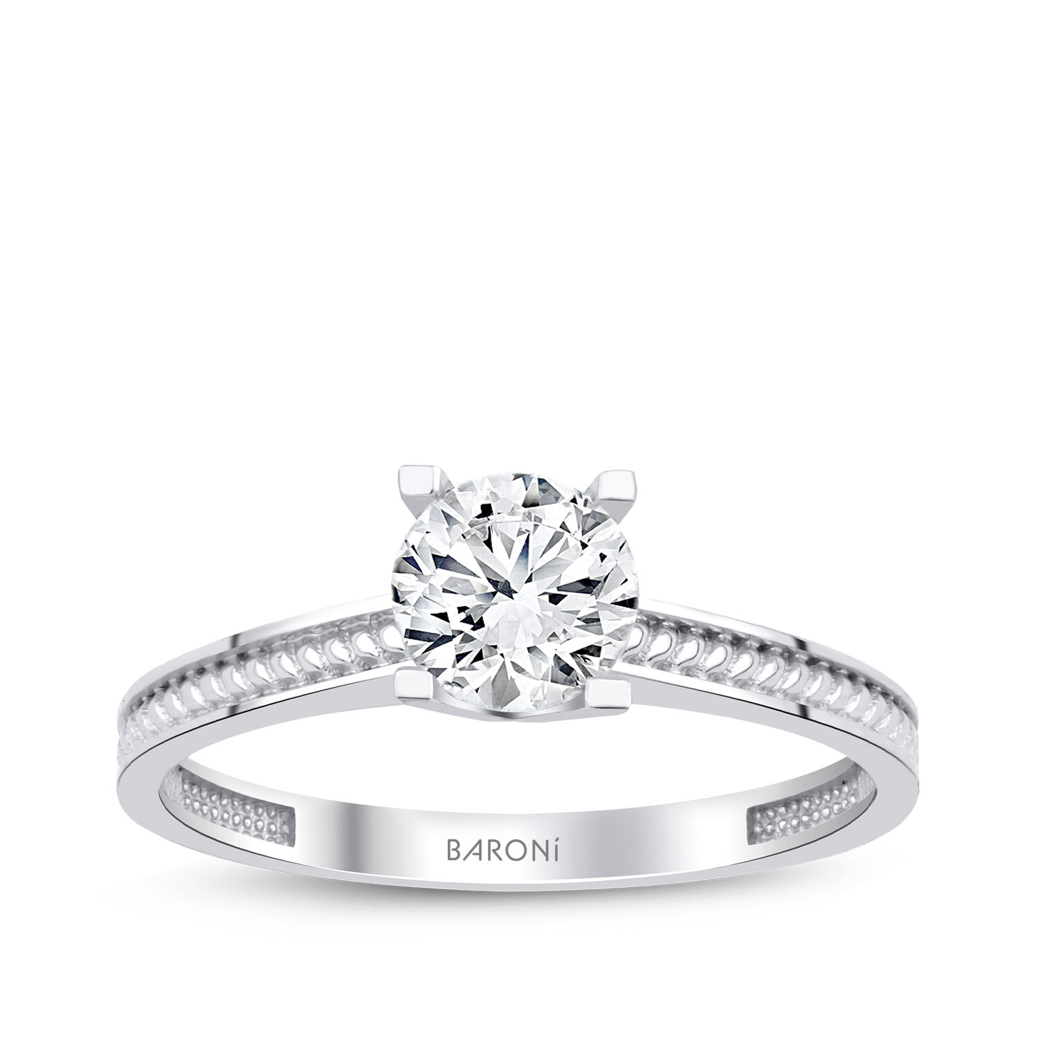 Altın Tektaş Yüzük - Baroni Diamond