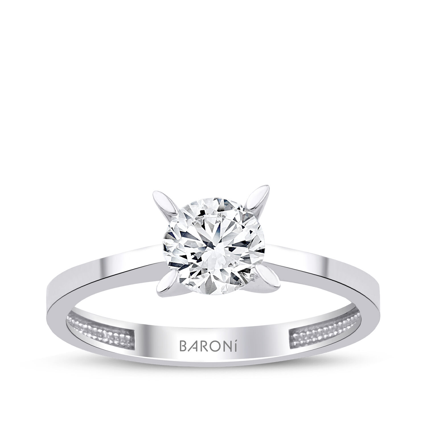 Altın Tektaş Yüzük - Baroni Diamond