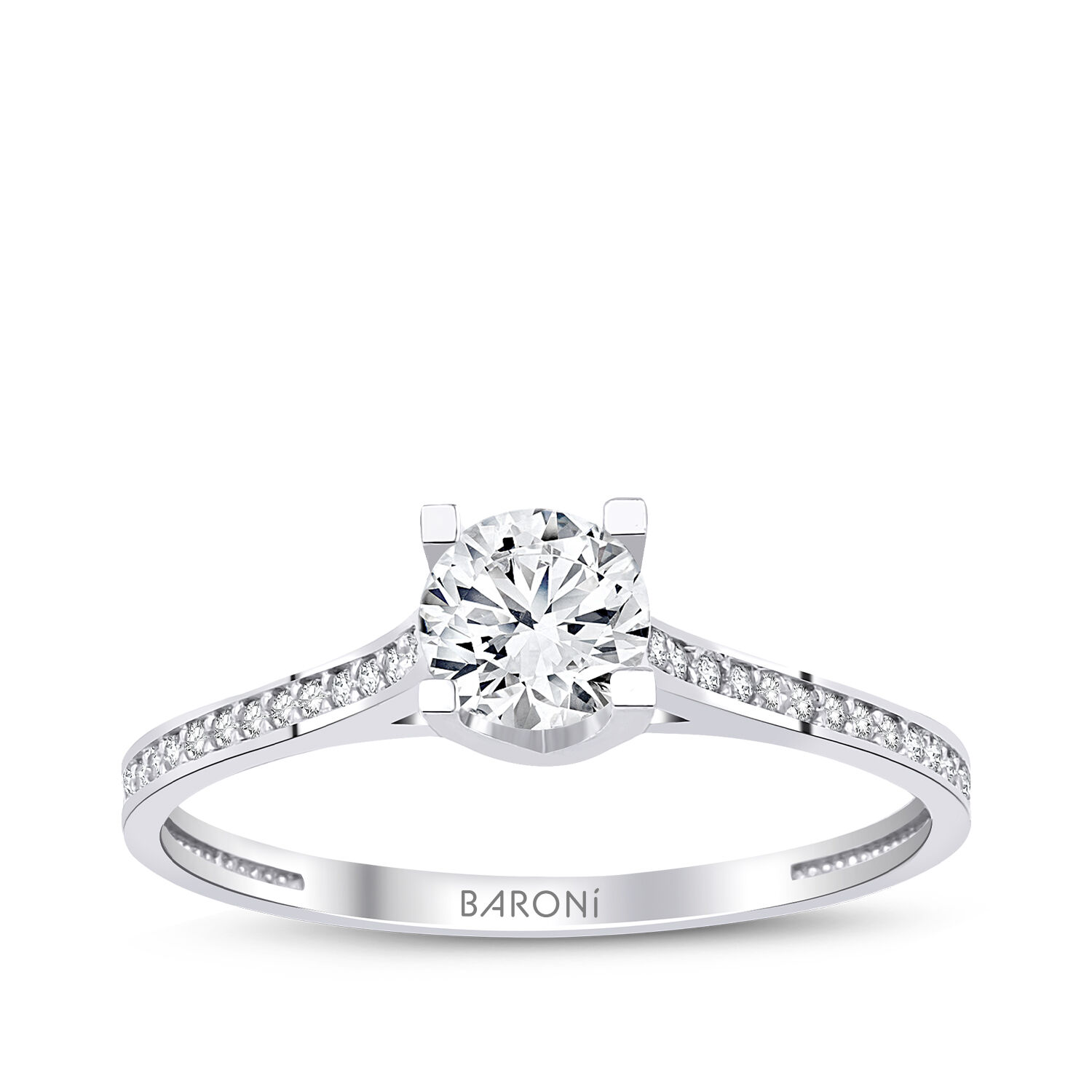 Altın Tektaş Yüzük - Baroni Diamond