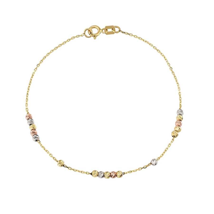 Altın Trend Bileklik - Baroni Diamond