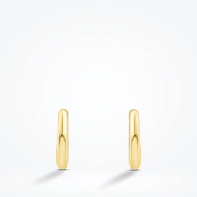 Altın Trend Halka Küpe - 2