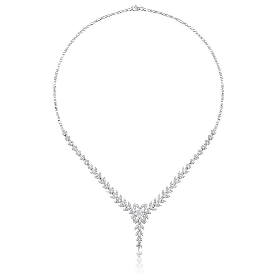 Altın Trend Kar Tanesi Gerdanlık - Baroni Diamond
