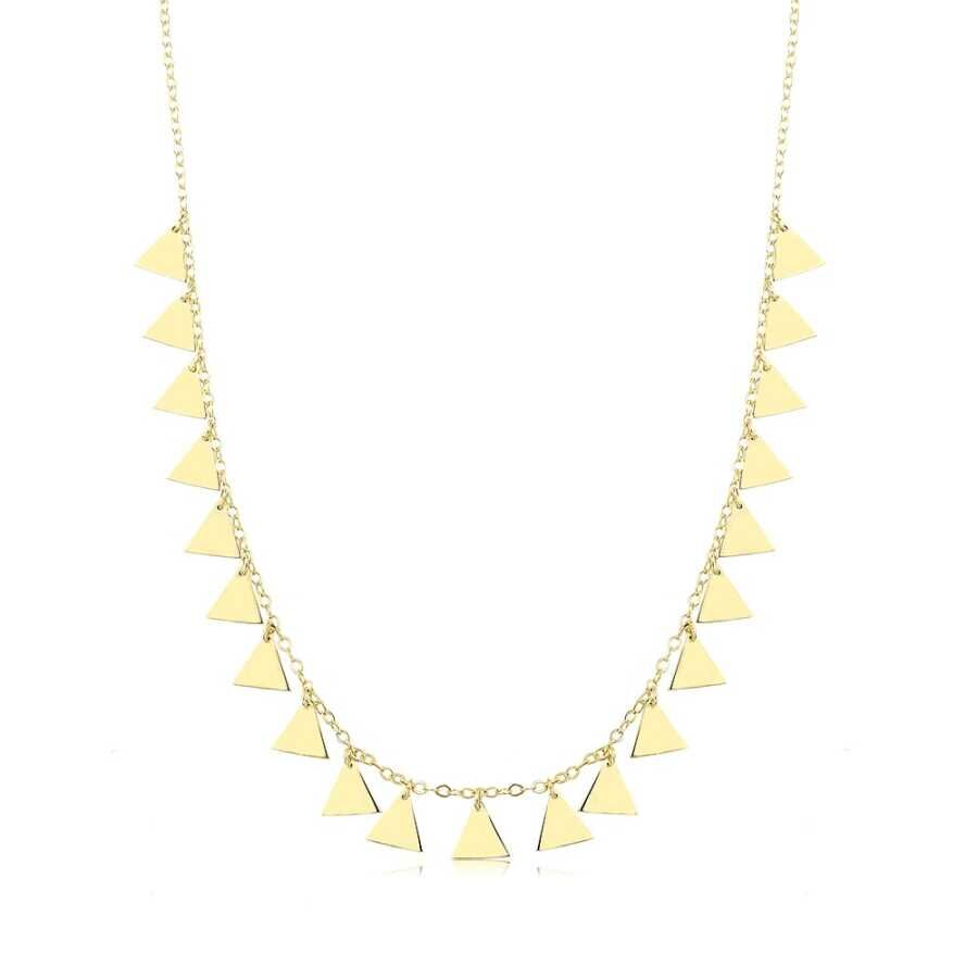 Altın Trend Kolye - Baroni Diamond